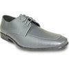 ALLURE MEN Dress Shoe AL01 Oxford Formal Tuxedo for Prom & Wedding Steel - Wide Width Available