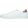 ALLURE MEN Fashion Sneaker AL05 Oxford Casual Shoe with Removable Insole WHITE