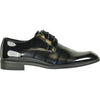 VANGELO Men Dress Shoe ROCKEFELLER Oxford Formal Tuxedo for Prom & Wedding Black Patent - Wide Width Available