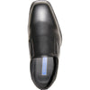 VANGELO Boy TUX-4KID Dress Shoe Formal Tuxedo for Prom, Wedding and School Uniform Black