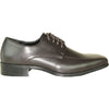 VANGELO Men Dress Shoe TUX-5 Oxford Formal Tuxedo for Prom & Wedding Brown Matte - Wide Width Available